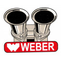 WEBER  Sticker vinyle laminé