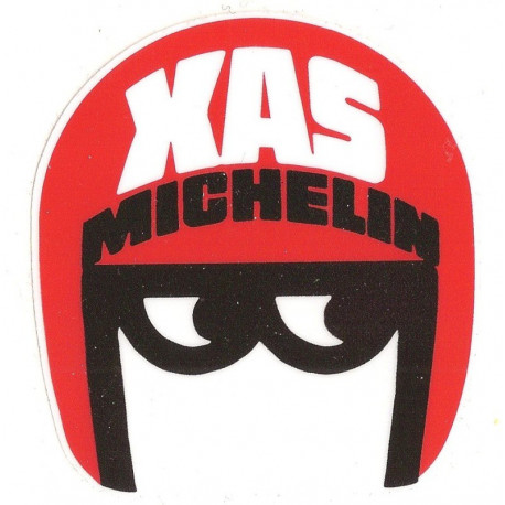 XAS MICHELIN   Sticker UV 75mm x 70mm