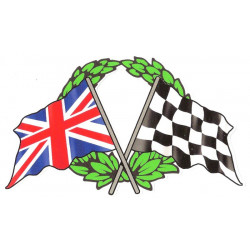   UK Race  Sticker UV 120mm x 70mm