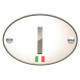   ITALIE   Sticker MOTO UV 75mm x 50mm
