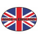  Made in Britain UK Sticker UV 75mm x 52mm