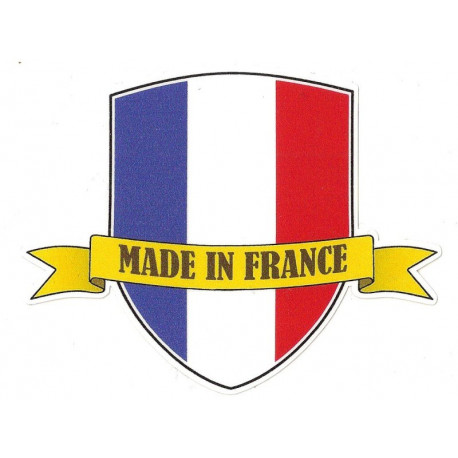   Made in France  Sticker UV 75mm x 95mm