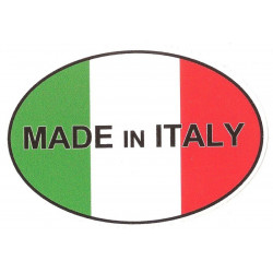   Made in Italy  Sticker UV 75mm x 50mm