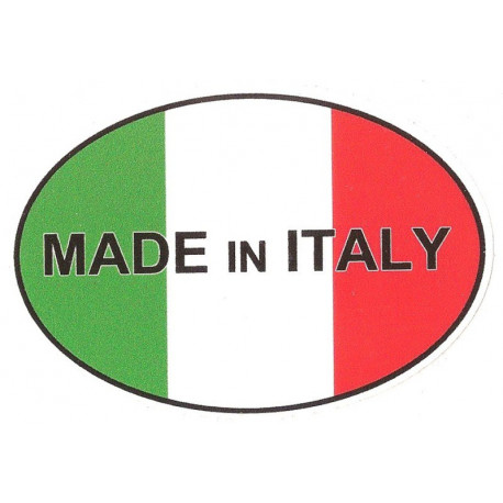  Made in Italy  Sticker UV 75mm x 50mm