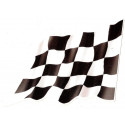 Chequered  Right Sticker