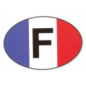 France   MOTO Sticker  75mm x 50mm