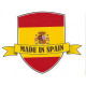 Made in Spain laminated decal