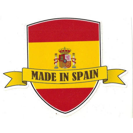 Made in Spain  Sticker UV 75mm x 95mm