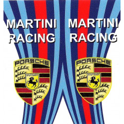 PORSCHE MARTINI  BIC  Sticker UV  68mm x 65mm