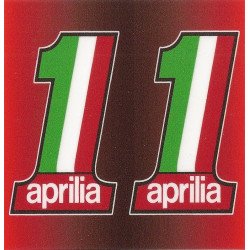 APRILIA  BIC lighter Sticker   68mm x 65mm