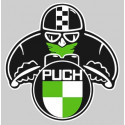 PUCH Biker laminated decal