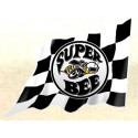 DODGE Super Bee Flag right Sticker   