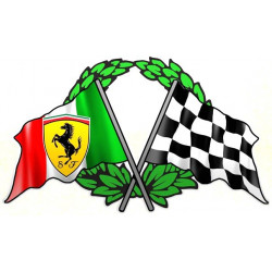 Scuderia FERRARI  Maranello Pin Up Sticker   UV 75mm