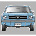  FORD Mustang 1965 Sticker 