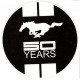  FORD MUSTANG 50 Th Anniversary   Sticker UV 75mm    