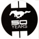  FORD MUSTANG 50 Th Anniversary  Sticker UV 75mm    