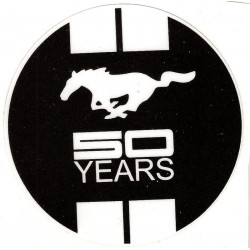  FORD MUSTANG 50 Th Anniversary   Sticker UV 75mm    