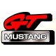 FORD MUSTANG Sticker UV 75mm x 75mm   