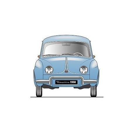  RENAULT Dauphine1958 Sticker UV 75mm                           