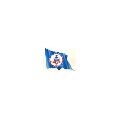  SHELBY FORD COBRA  GT 350 flag Sticker UV 75mm x 60mm                                                   