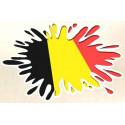 BELGIUM Splash Sticker 