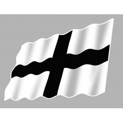 Britain Navy right flag Sticker