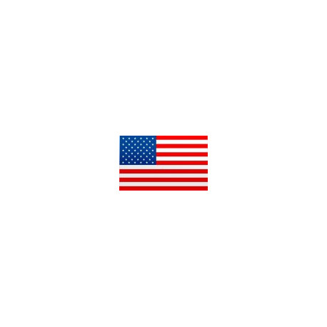 USA FLAG  Sticker UV 75mm 