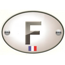 France  MOTO Sticker 75mm vinyle laminé