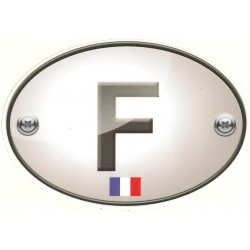 France Motorcycle laminated decal 75mm