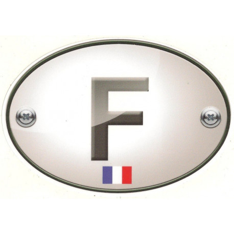    France  AUTO Sticker UV 150mm x 103mm