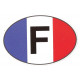   France AUTO Sticker UV 120mm