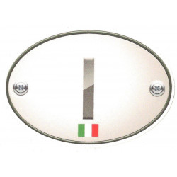  ITALIAN Bike  Sticker  UV 75mm x 50mm