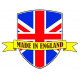  Made in England  Sticker UV 75mm x 95mm