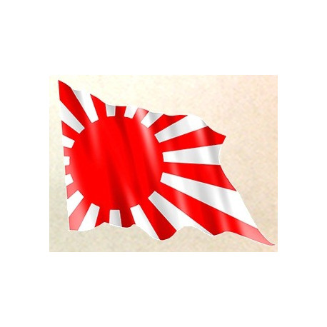  JAPAN flag Sticker UV 75mm