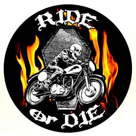 DRAG skull Sticker UV 75mm 