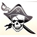 SKULL PIRATE  Sticker 