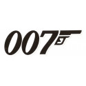 007 JAMES BOND  laminated decal