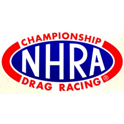 NHRA laminated decal