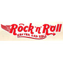 Rock'n'Roll Sticker vinyle laminé