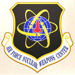 AIR FORCE NUCLEAR WEAPONS CENTER Laminated decal