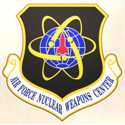 AIR FORCE NUCLEAR WEAPONS CENTER sticker vinyle laminé