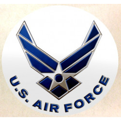 DEPARTMENT OF AIR FORCE Sticker UV 75mm 