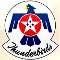 THUNDERBIRDS Sticker vinyle laminé