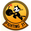 FIGHTING 31 TOMCAT Sticker vinyle laminé