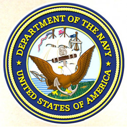 DEPARTMENT OF THE NAVY  Sticker vinyl laminé