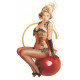 Pin Up Tattoo gauche Sticker 