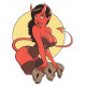 Pin Up Saint Tropez  Sticker 75mm UV 