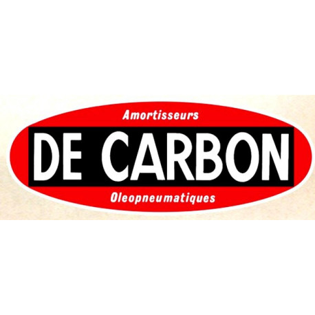 DE CARBON Sticker - cafe-racer-bretagne.clicboutic.com