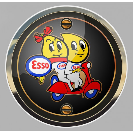 ESSO SCOOTER Sticker 3D UV 75mm x 75mm