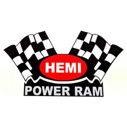 HEMI  Sticker vinyle laminé